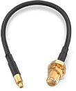 WR-CXASY RPSMA Bulkhead Jack to MMCX Straight Plug / RG-174/U Flexible Cable / 152.4 mm length